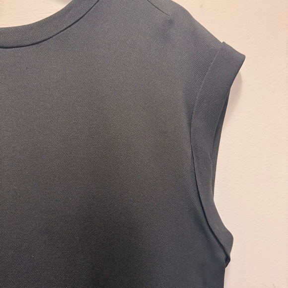 Theory Black Sorcha Silk Shift Dress Size 8 - Picture 5 of 11